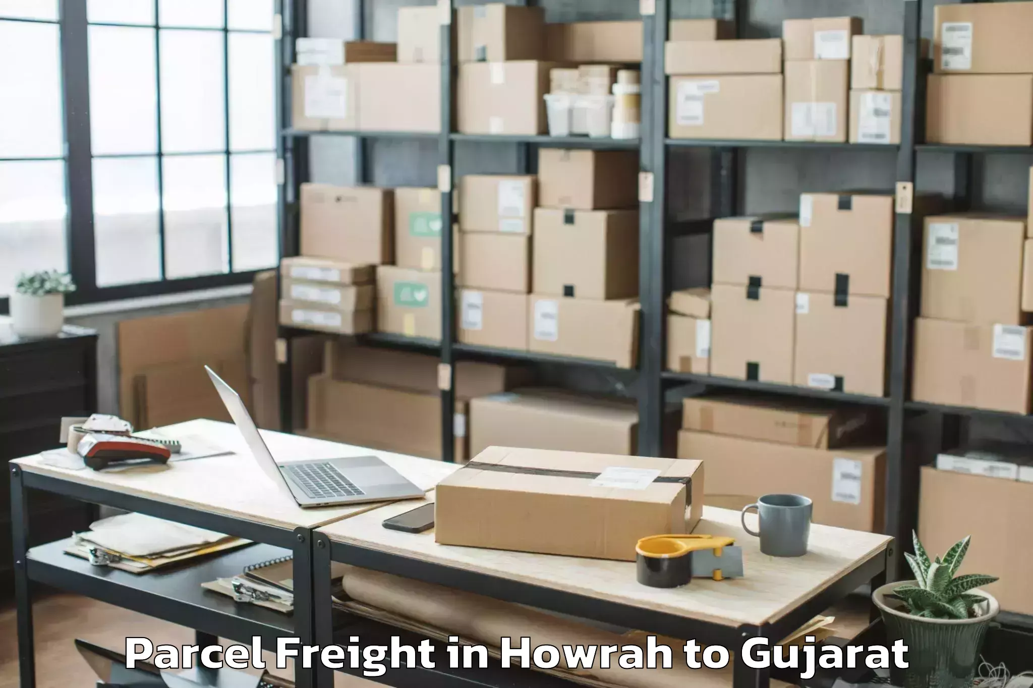 Professional Howrah to Amdabad Parcel Freight